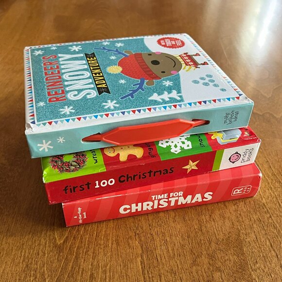 Christmas-themed board books NWOT - Picture 8 of 9